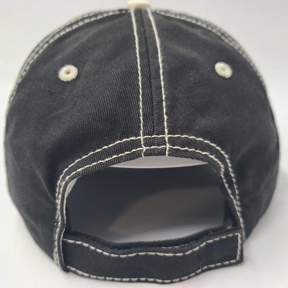 Greg Norman Hat Adjustable Black Golf‎ Shark Logo Casual Wear Cotton Dad Men